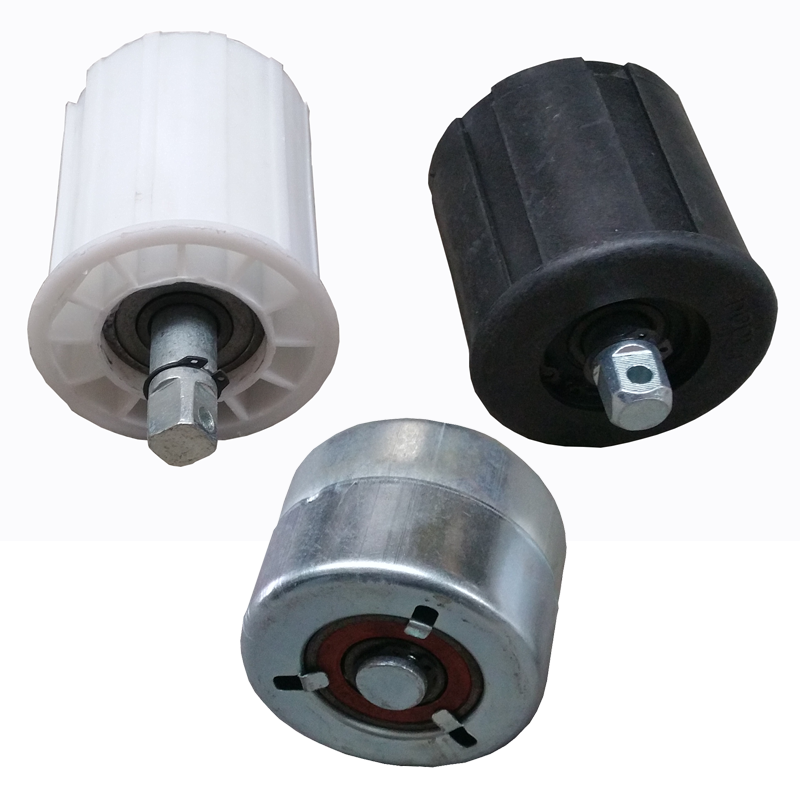 3寸電動車庫卷簾門專用尾插堵頭悶頭80mm管狀電機大梁管專用